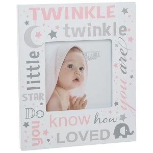 Image of Twinkle Twinkle Baby Girl Frame 4x4