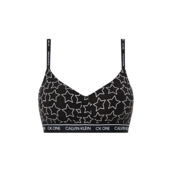 Image of Calvin Klein ONE Cotton Unlined Bralet - V52 Star Print