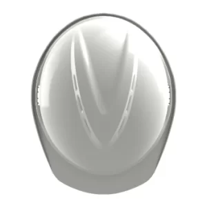 Image of GV511 V-gard 500 White Safety Helmet with Pushkey Sliding Suspension