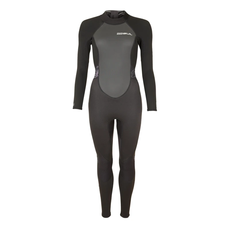 Image of Gul Womens Full Steamer Wetsuit Black female 8 (XS)
