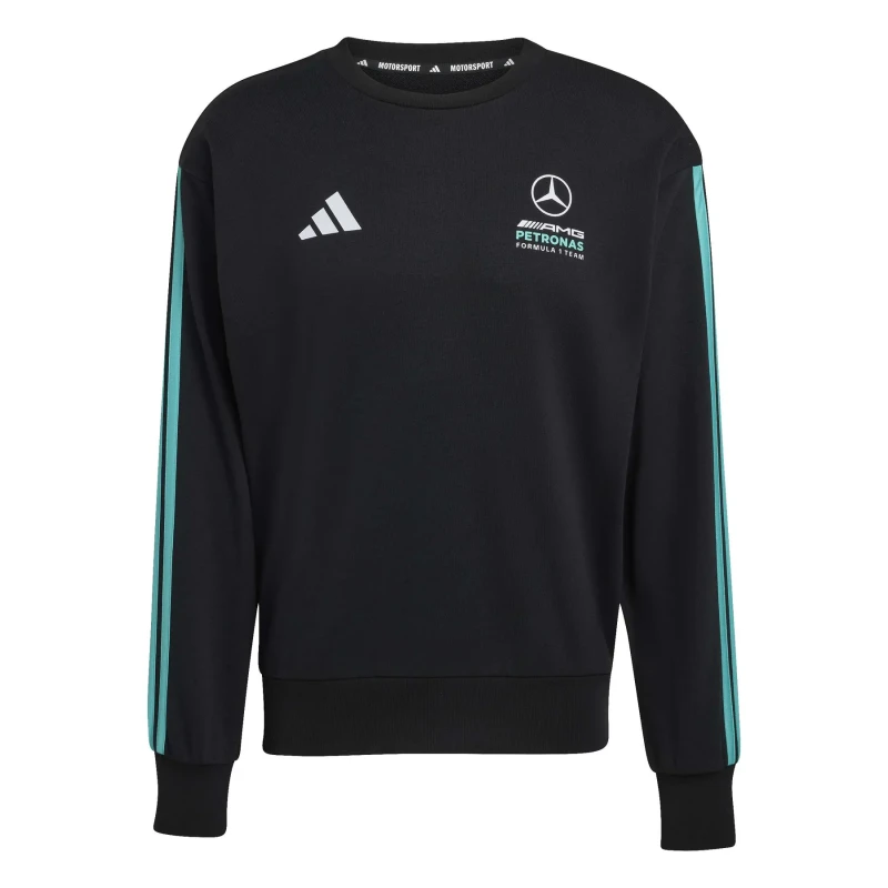 Image of Adidas Mercedes-AMG Petronas Formula One Team DNA Sweatshirt Noir Male L