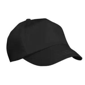 Image of Result Unisex Childrens/Kids Plain Basebll Cap (One Size) (Black)