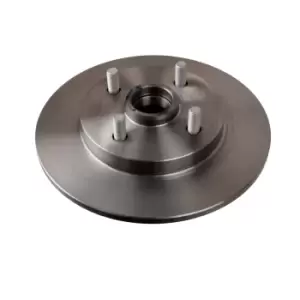 Image of Blue Print Pair of Solid Painted Brake Disc Rotor ADT343214 fits REAR