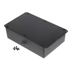 Image of Hammond 1591XXFFLBK FRABS Enclosure Flanged Lid 221 x 150 x 63mm Black