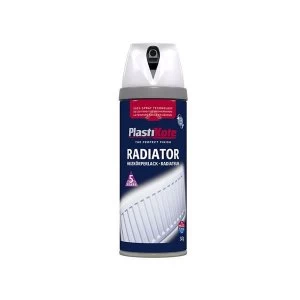Image of PlastiKote Twist & Spray Radiator Gloss White 400ml