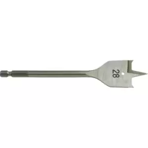 Image of Milwaukee Hex Shank Flat Drill Bit 28mm 160mm Pack of 1