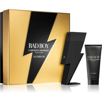 Image of Carolina Herrera Bad Boy Le Parfum Gift Set 100ml Eau de Parfum + 100ml Shower Gel