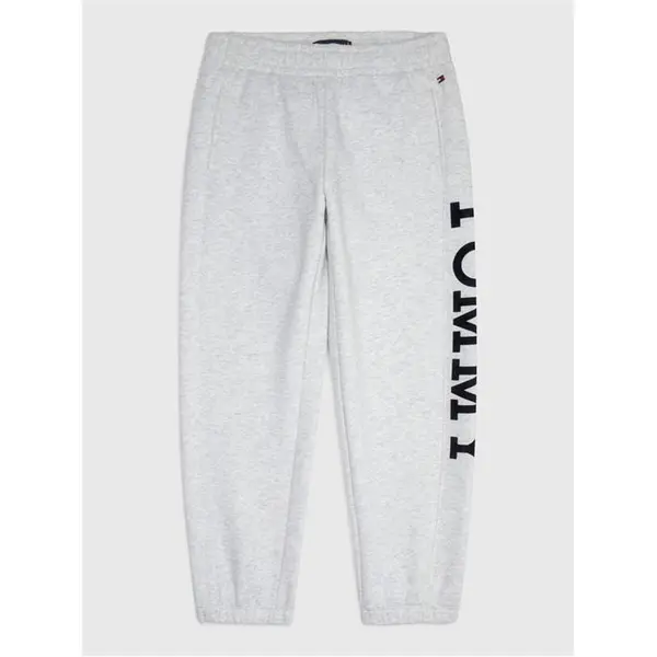 Image of Tommy Hilfiger Varsity Logo Jogging Bottoms Juniors - Grey One Size