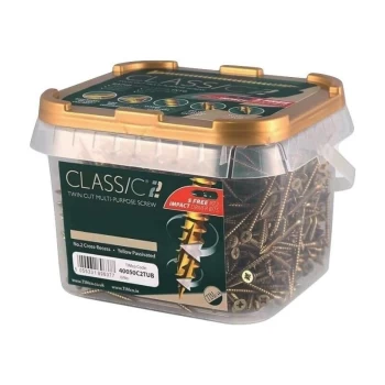 Image of 4.0 x 60mm Classic C2 Wood Screw Tub Qty 600 - Timco