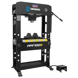 Image of Viking Air/Hydraulic Press 100 Tonne Floor Type with Sliding RAM and Foot Pedal