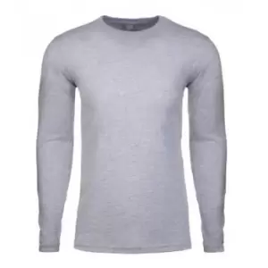 Image of Next Level Mens Long-Sleeved T-Shirt (XL) (Grey Heather)
