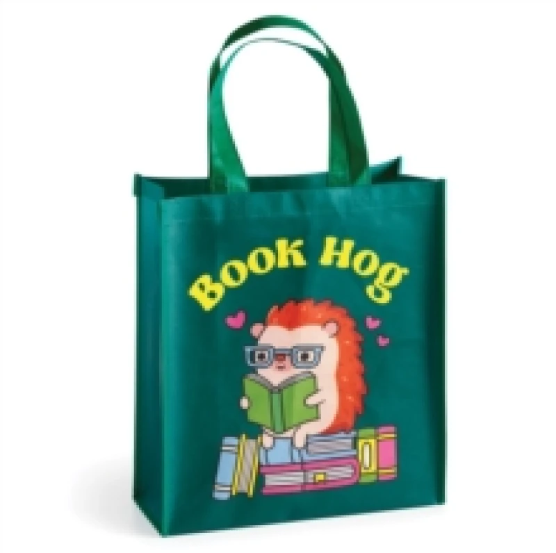 Image of Book Hog Reusable Shopping Bag. Gift. By Mudpuppy Books