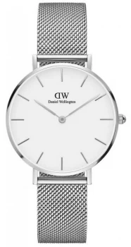 Image of Daniel Wellington Grand Petite 36 Steel Mesh White Watch