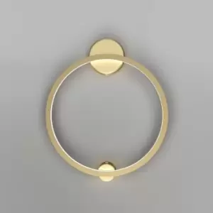 Image of Maytoni Maytoni Halo Modern Integrated LED Wall Lamp Brass, 40cm 4000K