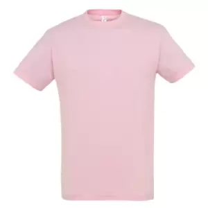 Image of SOLS Mens Regent Short Sleeve T-Shirt (L) (Medium Pink)