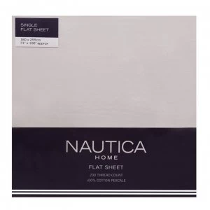 Image of Nautica Flat Sheet - Cream