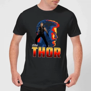 Image of Avengers Thor Mens T-Shirt - Black - 5XL