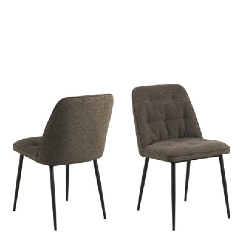 Image of Furniture To Go Brooke Dining Chair In Taupe Set Of 2