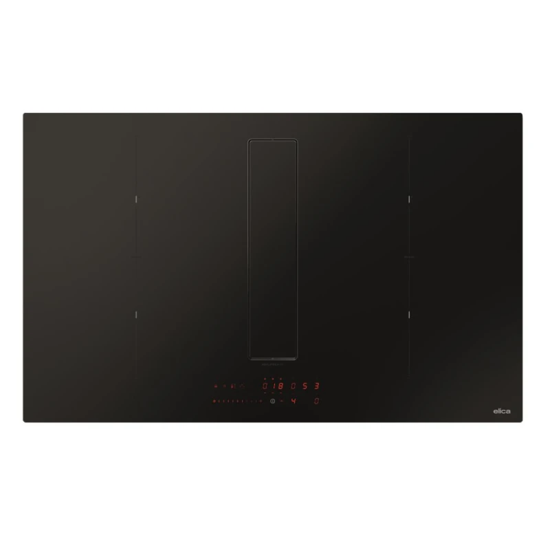 Image of Elica NikolaTesla 83cm Induction Venting Hob NT-FIT-XL-RAW Black