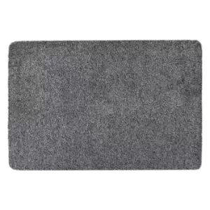 Image of JVL Kensington Cotton Mat 60x90cm - Grey