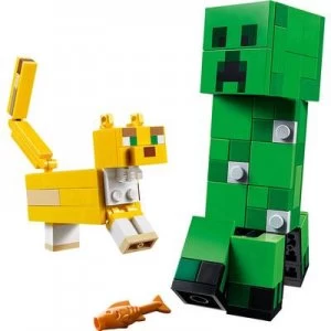 Image of 21156 LEGO MINECRAFT BigFig Creeper and Ozelot