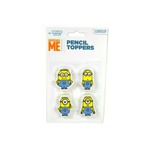 Image of Minions Four Pack Pencil Topper Set