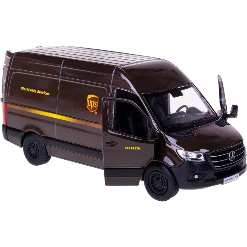 Image of Kandy Toys 5" Ups Mercedes Benz Sprinter Van Multi unisex