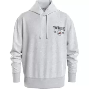 Image of Tommy Jeans Relaxed Luxe Hoodie - Grey