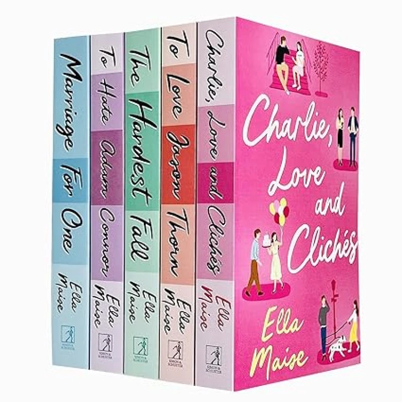 Image of Ella Maise Collection 5 Books Set Charlie Love and Cliches, Love Jason Thorn, Hardest Fall Ella Maise Books