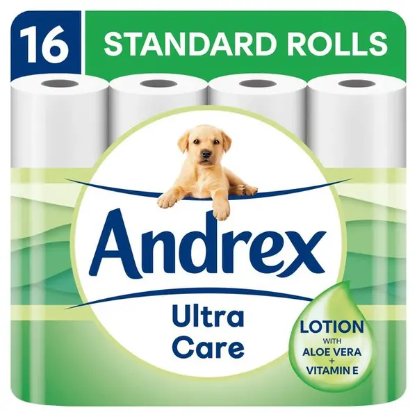 Image of Andrex Ultra Care 16 Toilet Rolls