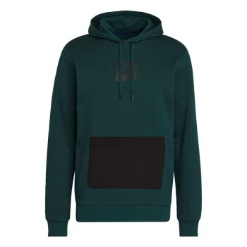 Image of adidas Essentials Fleece Hoodie Mens - Collegiate Green / Black