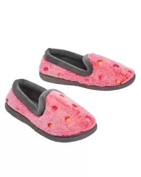 Image of Cotton Traders Womens Spot Slippers in Orange