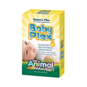 Image of Natures Plus Animal Parade Baby Plex Sugar Free Liquid Drops 2oz
