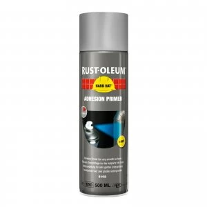 Image of Rust Oleum Hard Hat Metal Adhesion Spray Paint Light Blue 500ml