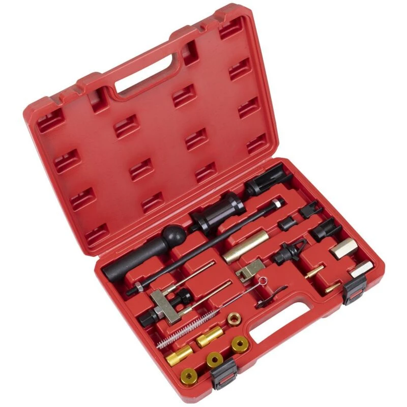 Image of Sealey 24 Piece Fuel Injector Puller and Service Tool Kit for VAG Vehicles VS2083