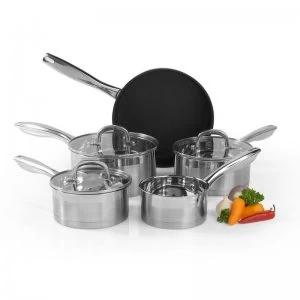 Image of Salter 5 Piece Timeless Collection Pan Set