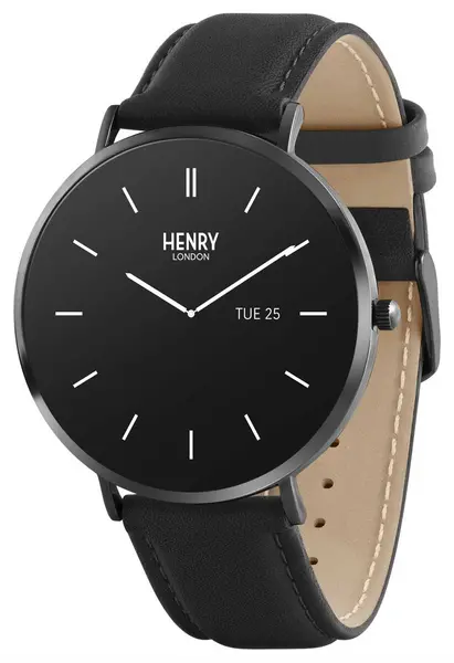 Image of Henry London HLS65-0005 Smart AMOLED (43mm) Brushed Black Watch