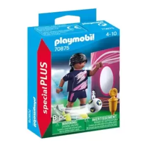 Image of Lego Playmobil 70875 Special Plus Soccer Player With Goal