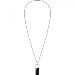 Image of Mens Calvin Klein Stainless Steel Hollow Necklace