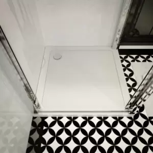 Image of Hudson Reed - Slip Resistant Square Shower Tray 800mm x 800mm - White