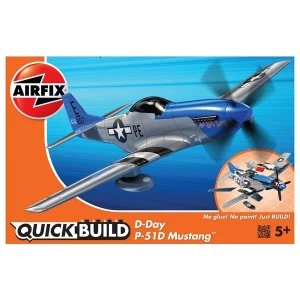 Image of D-Day P-51D Mustang Quickbuild Air Fix Model Kit