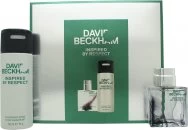 Image of David Beckham Inspired By Respect Gift Set 40ml Eau de Toilette + 150ml Deodorant