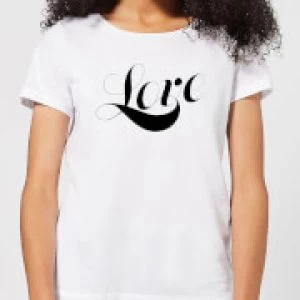 Image of Love Womens T-Shirt - White - 5XL