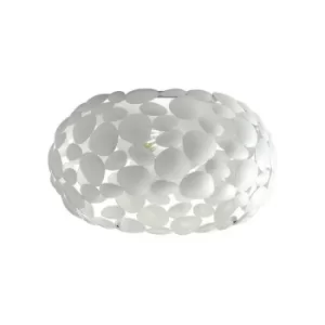 Image of Fan Europe DIONISO 3 Light Semi Flush Light White 48x21cm