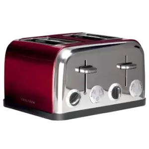 Image of Spectrum 4 Slice Toaster Red