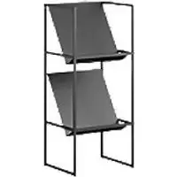 Image of Novogratz Vinyl Storage 1926872COMNUK Black 834 (W) x 289 (D) x 823.5 (H) mm