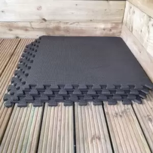 Image of 32 Piece EVA Foam Floor Protective Tiles / Mats 60x60cm Each Set For Gyms, Garages, Camping, Kids Play Matting, Hot Tub Flooring Mats And Much More!