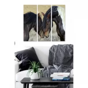 Image of MDF70249 Multicolor Decorative MDF Painting (3 Pieces)