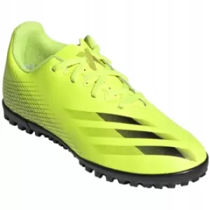 Image of Adidas Mens X Ghosted.4 Astro Turf Football Boot - Yellow