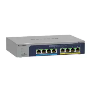 Image of Netgear 8-port Ultra60 PoE++ Multi-Gigabit (2.5G) Ethernet Plus Switch Unmanaged L2/L3 2.5G Ethernet (100/1000/2500) Power over Ethernet (PoE) Grey